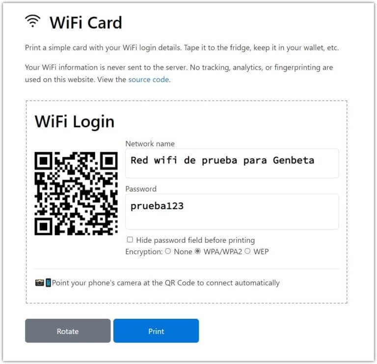 Cómo crear un código QR para una red wifi con el que poder conectarse automáticamente sin introducir contraseña