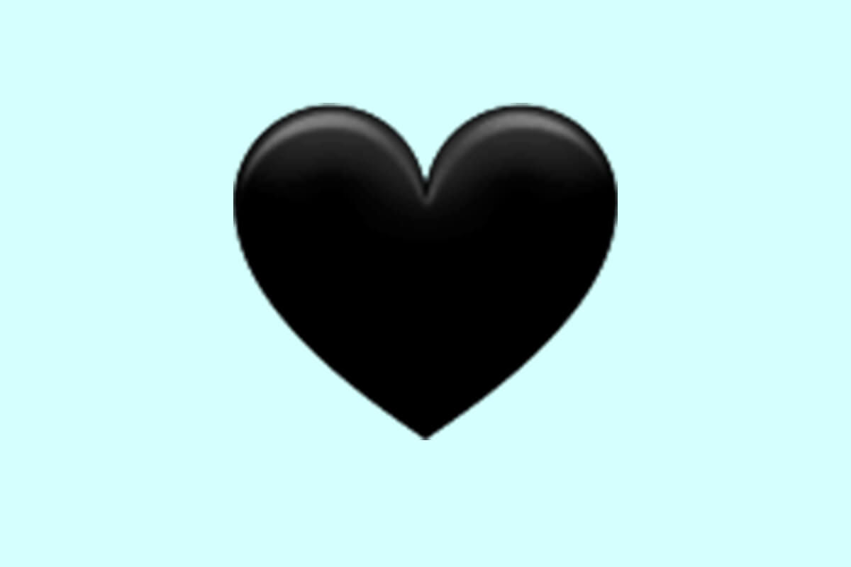 Que Significa El Emoji Del Corazón De Color Negro 7283