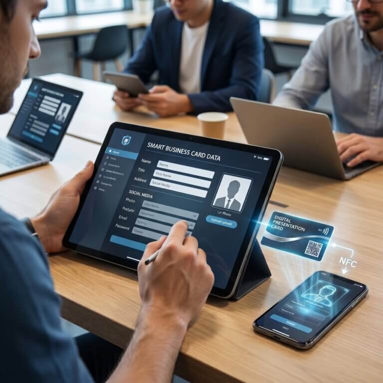 Formulario Tarjeta de presentación digital inteligente